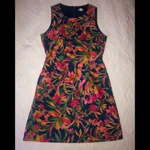 JCrew Factory Floral Shift Dress 8